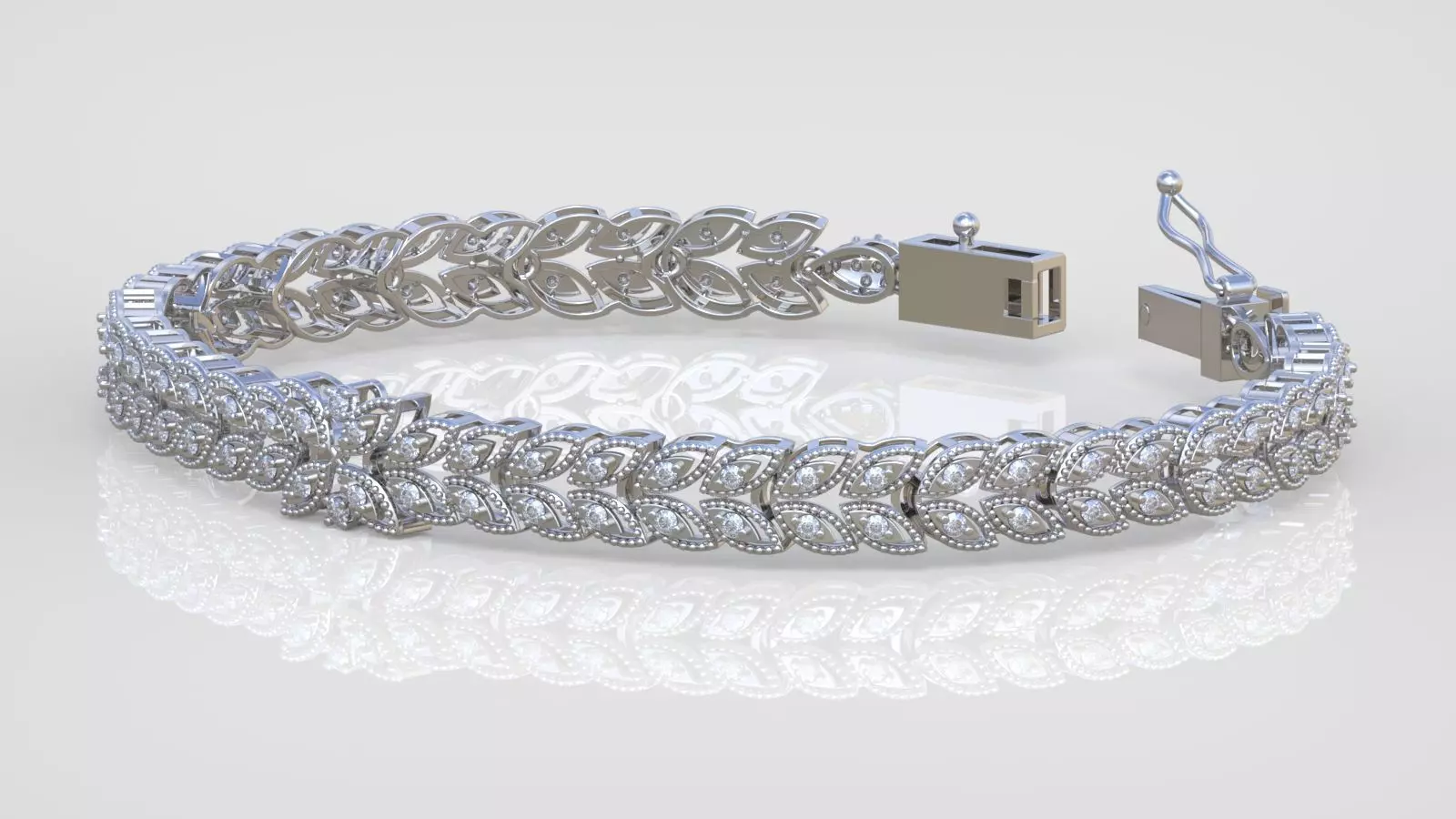 Bracelet model 3D printable model 0052-10 3D print model_0