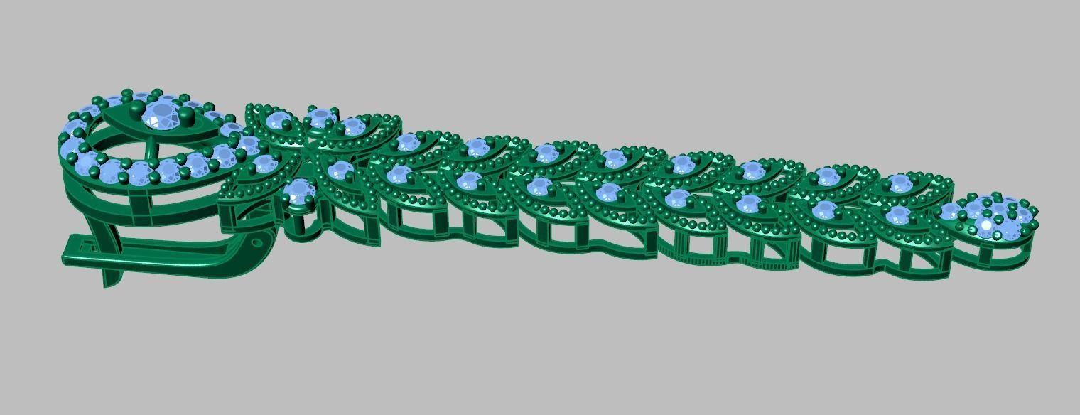 Earring model 0367 3D printable model 3D print model_11