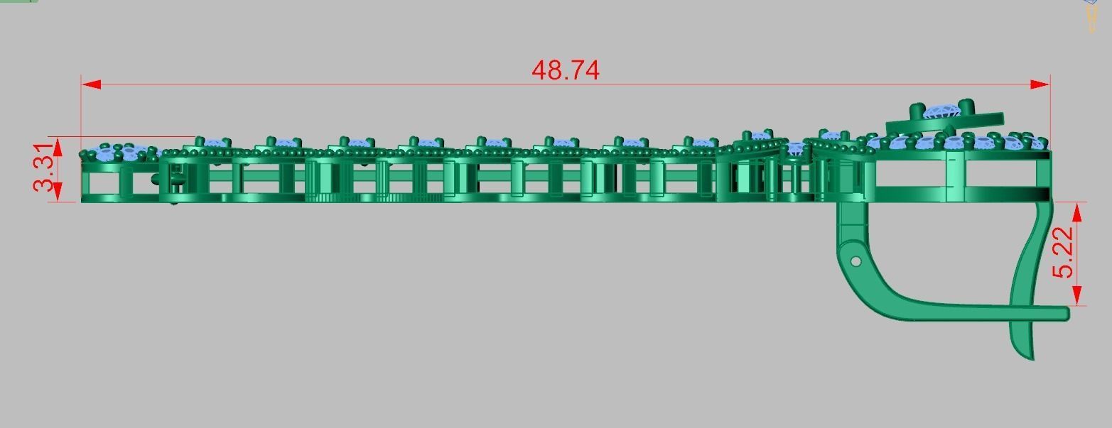 Earring model 0367 3D printable model 3D print model_10