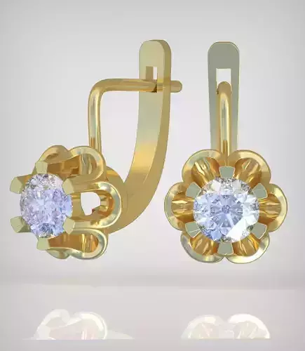 Earring model 0368 3D printable model