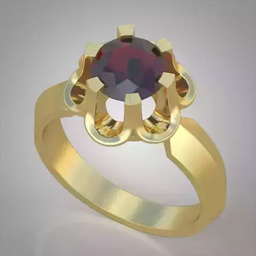 Diamond ring 0607 3D printable model