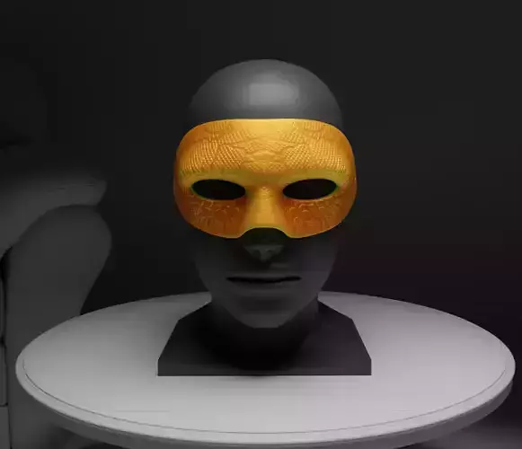 Prom Face Mask - Party Mask Stl 3D print model