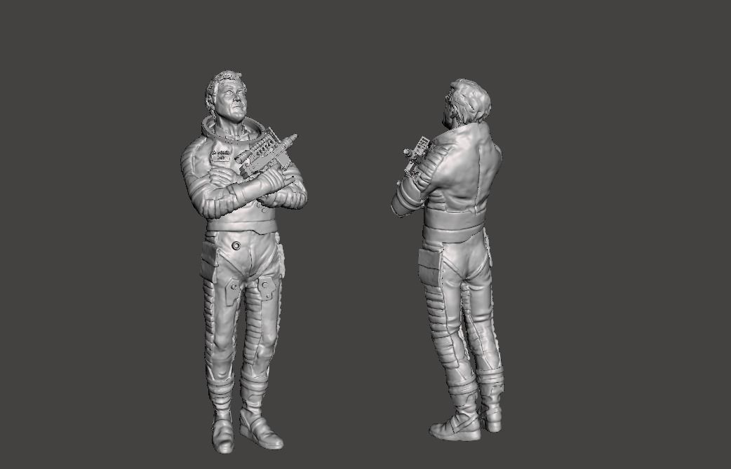 James Bond Moonraker figure movie poster version 3D print model_1