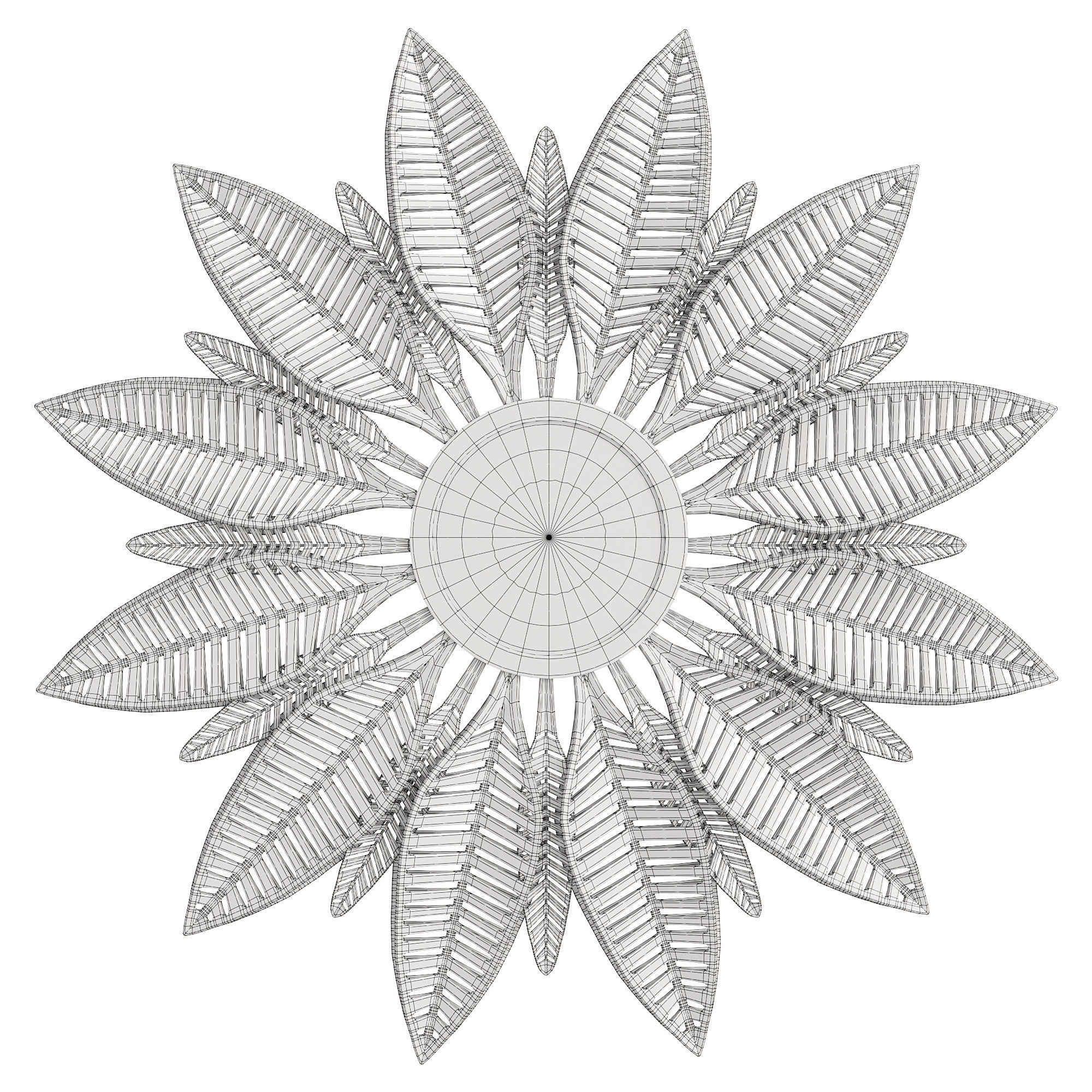 Urban Design Metal Wall Decor by Wayfair 3D model_3