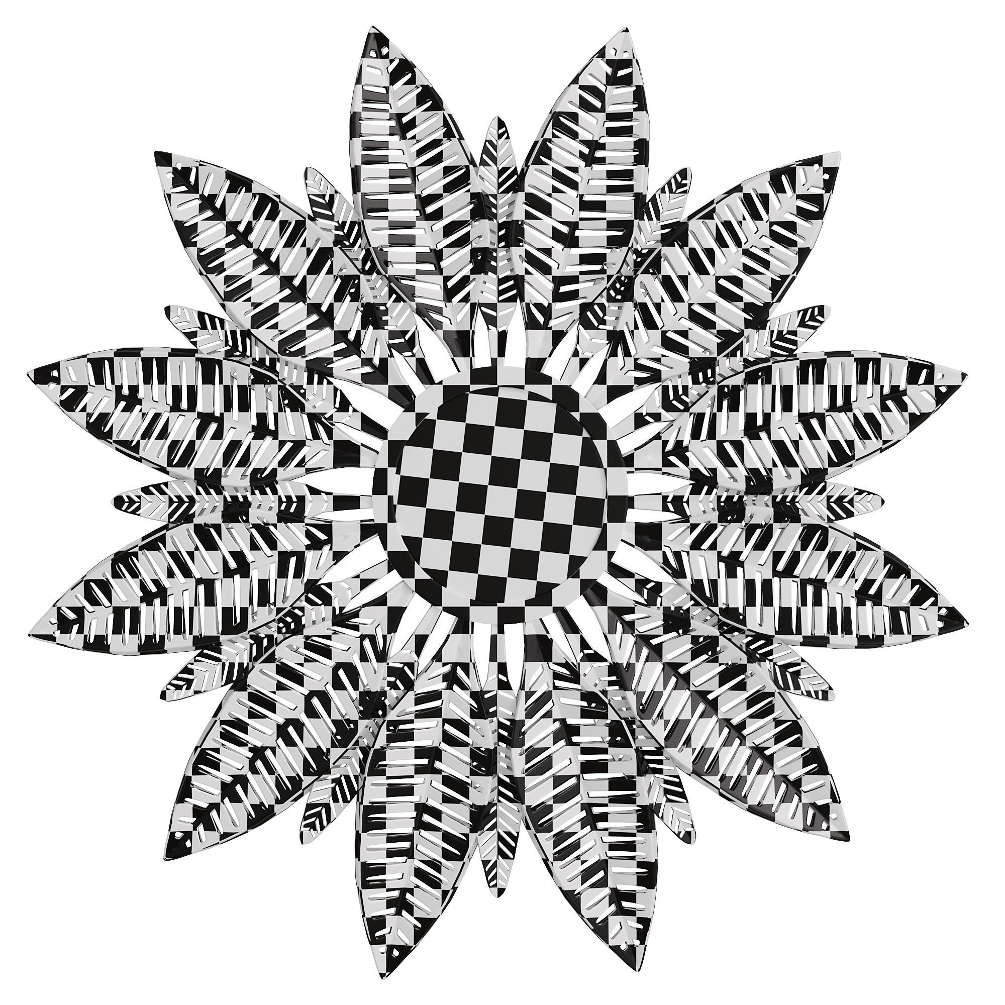 Urban Design Metal Wall Decor by Wayfair 3D model_4