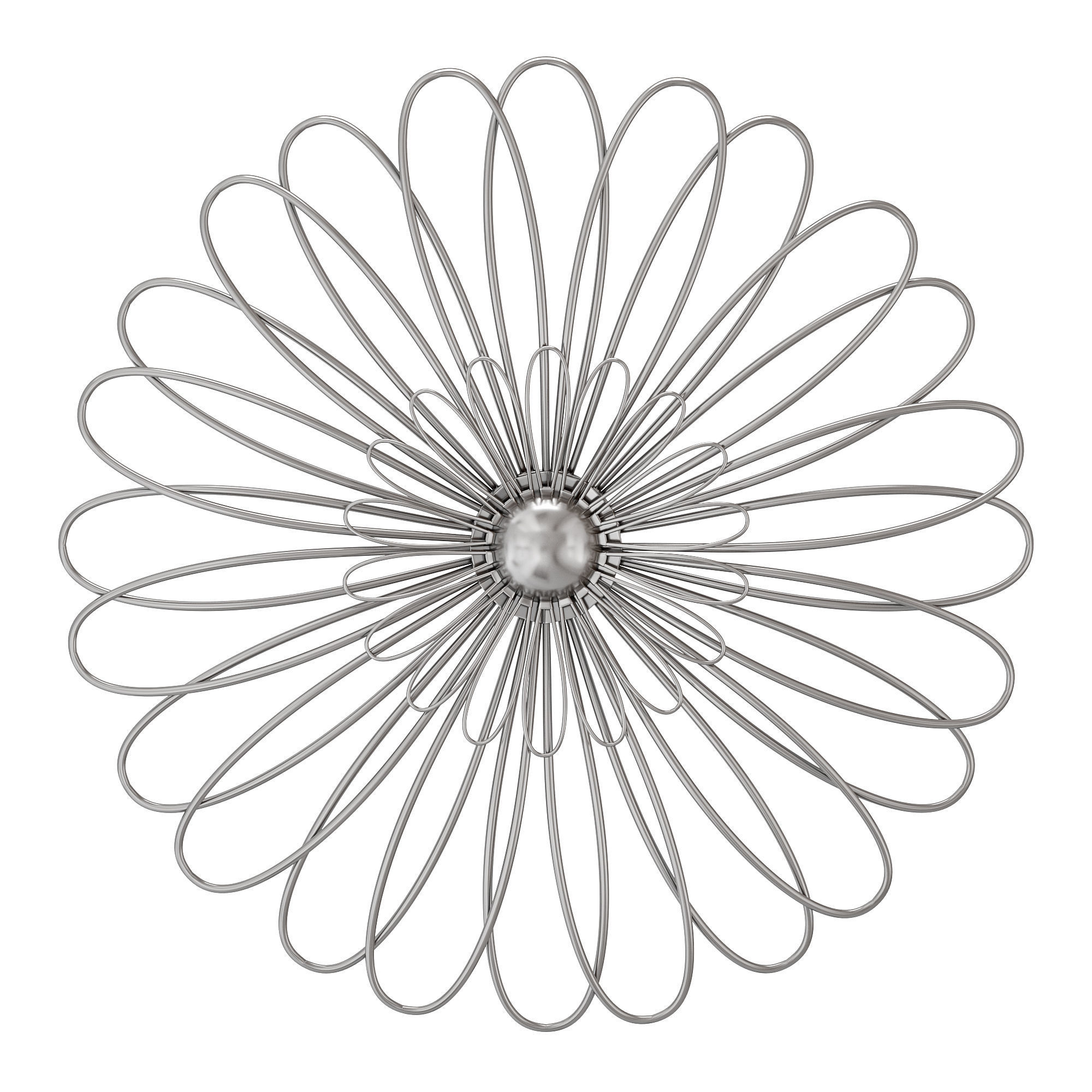 Mistana flower wall decor 3D model_1