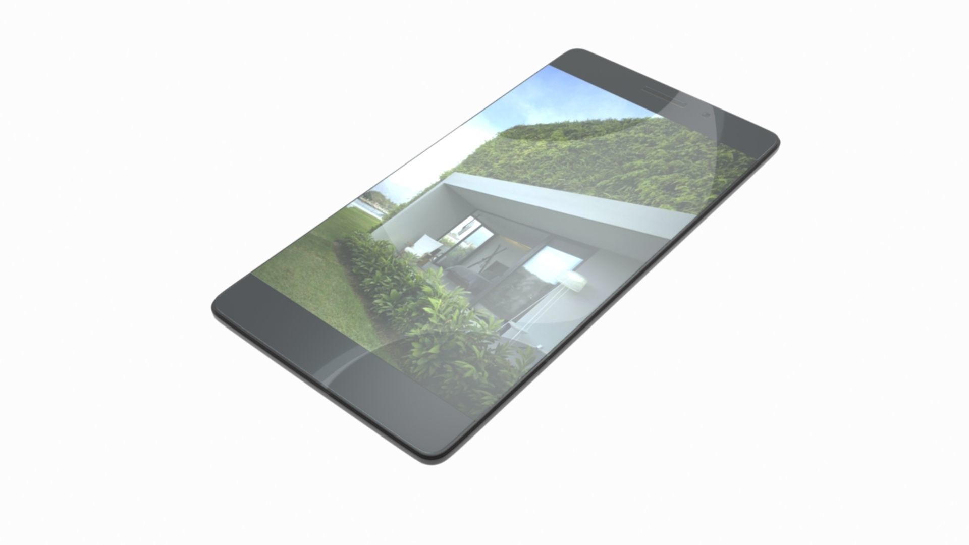 Android Mobile Phone Low-poly 3D model_3