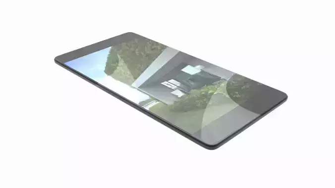 Android Mobile Phone Low-poly 3D model