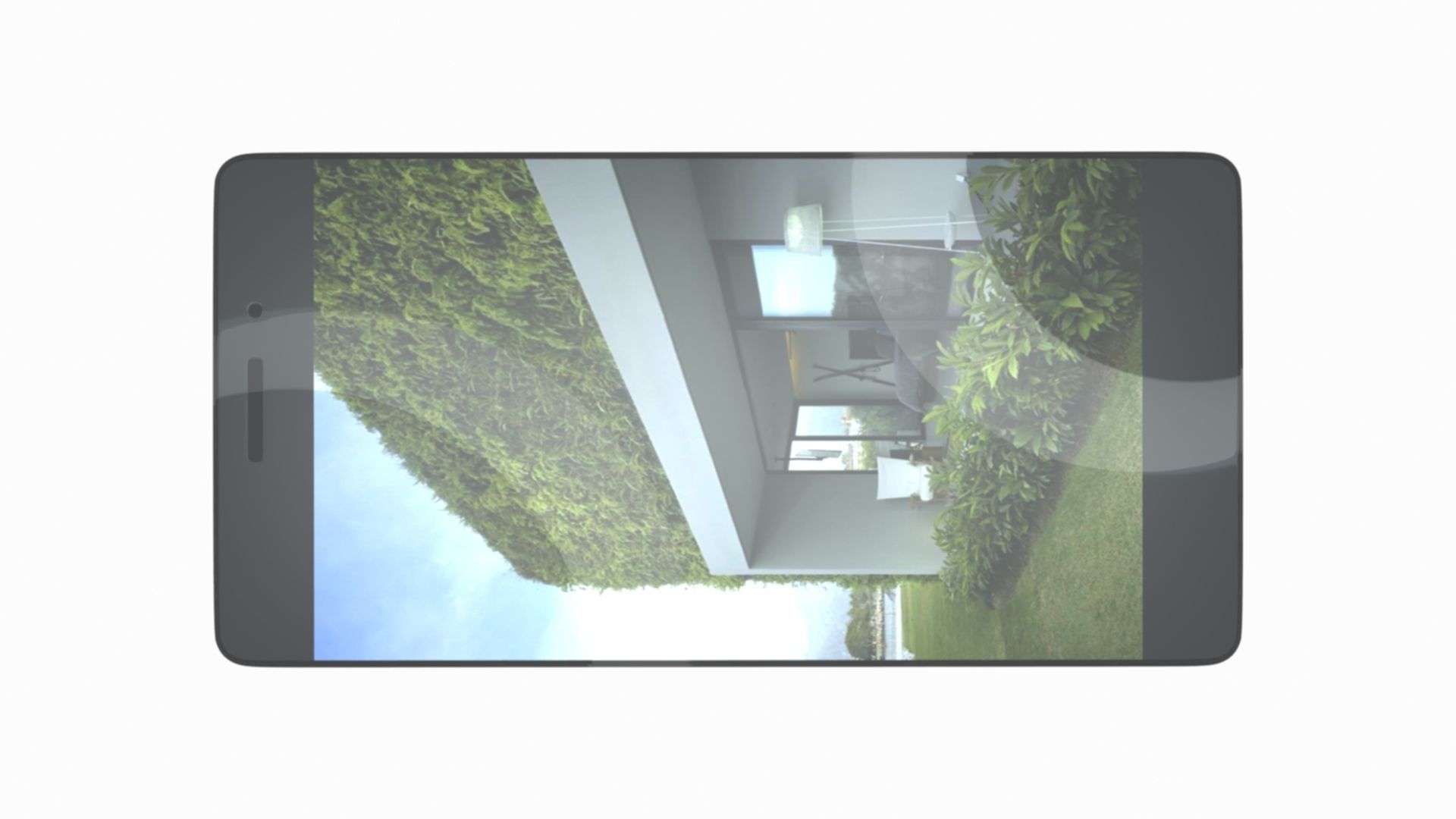 Android Mobile Phone Low-poly 3D model_5