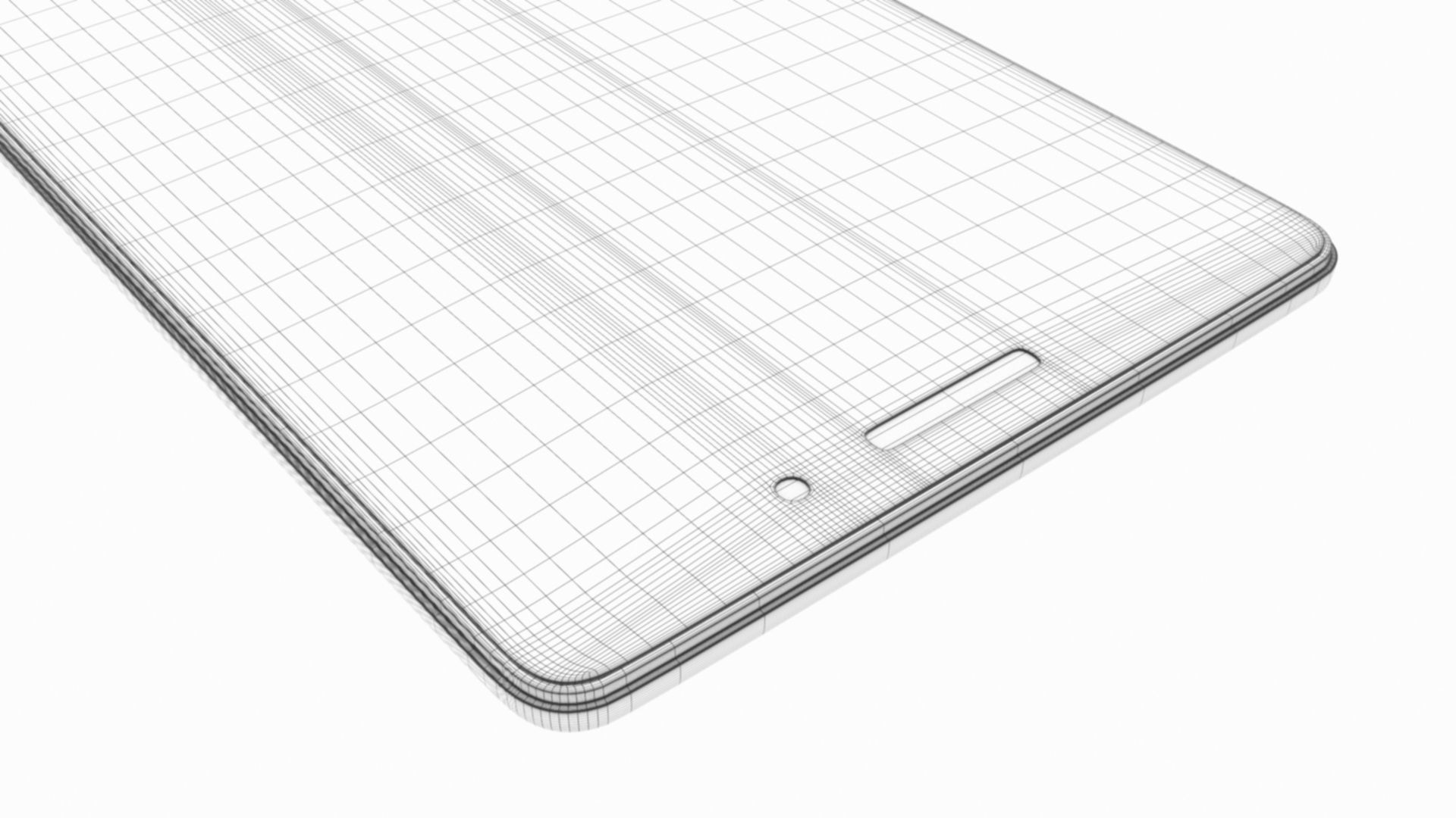 Android Mobile Phone Low-poly 3D model_7