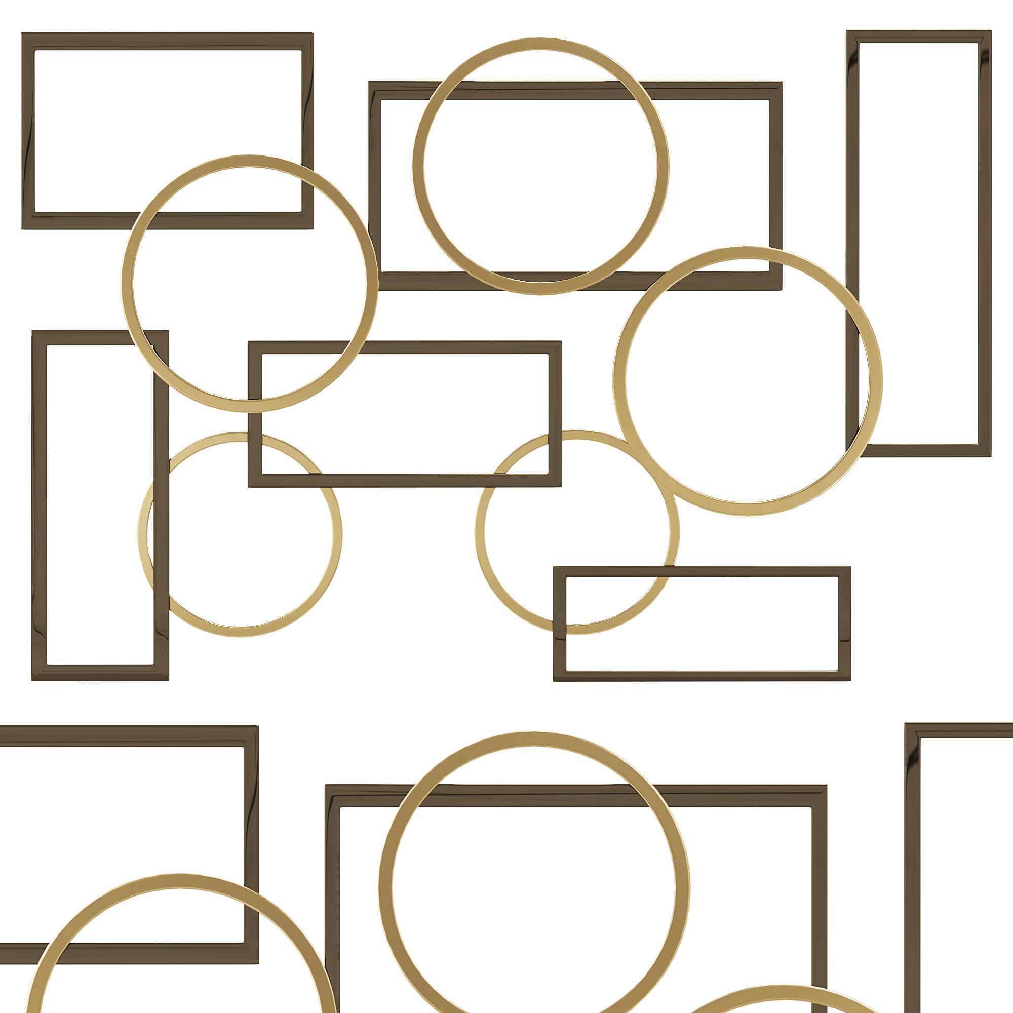 George oliver wall decor 3D model_2