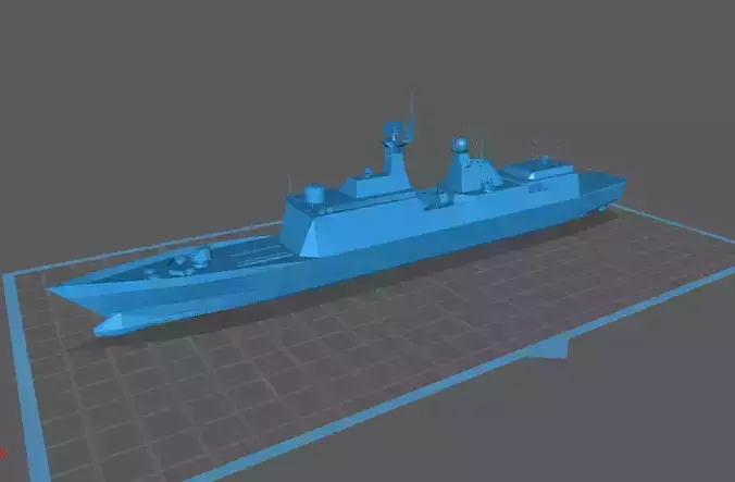 Type 055 destroyer Modern Day Warship 3D print model