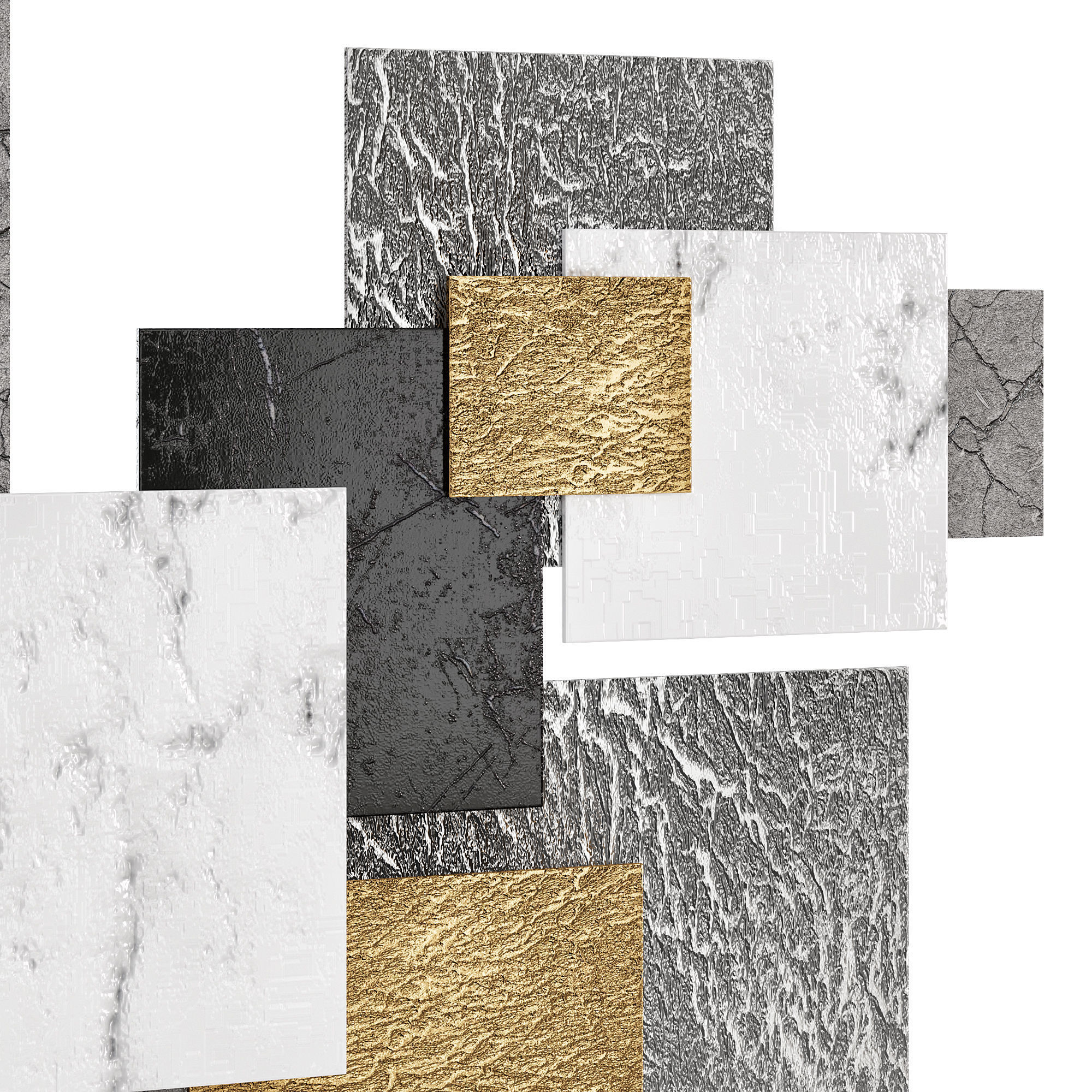 Wade logan wall decor 3D model_2