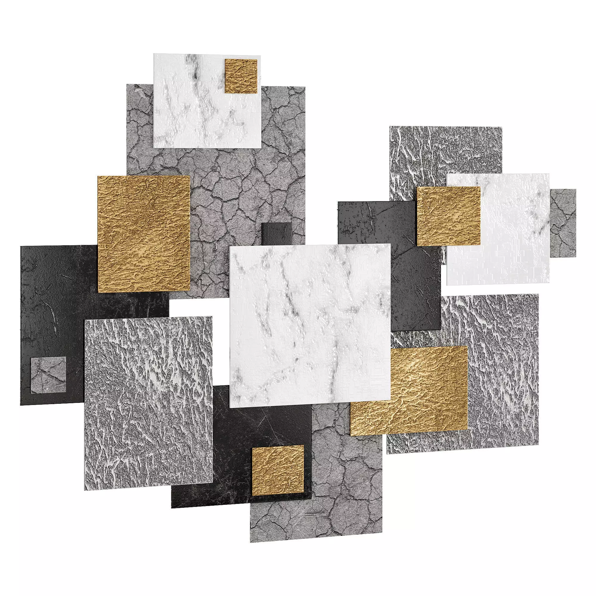 Wade logan wall decor 3D model_0