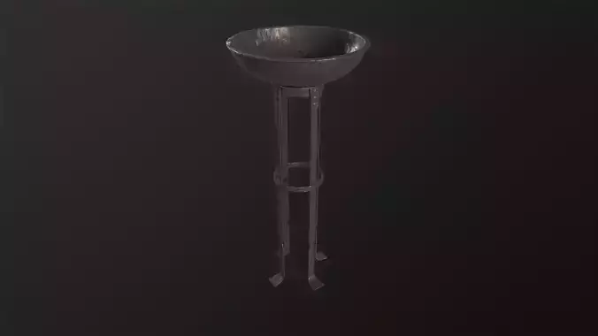 Brazier 3D Model Low-poly 3D model