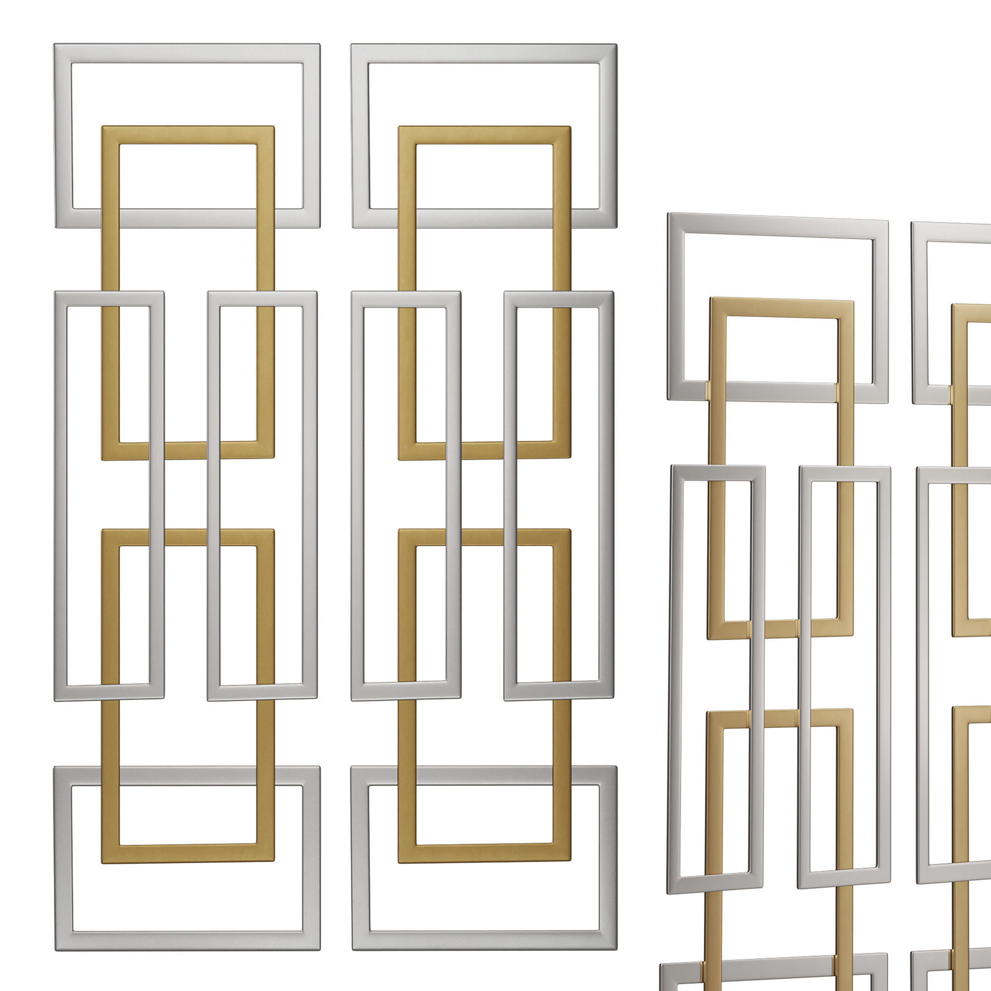 Mercury row 2 piece aerin wall decor 3D model_2