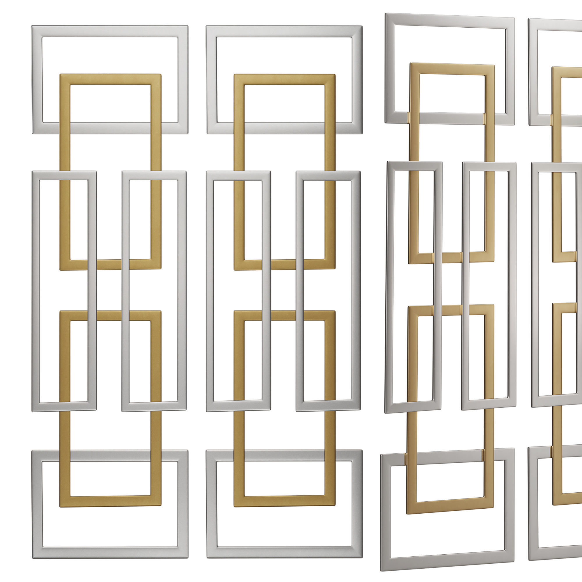 Mercury row 2 piece aerin wall decor 3D model_1