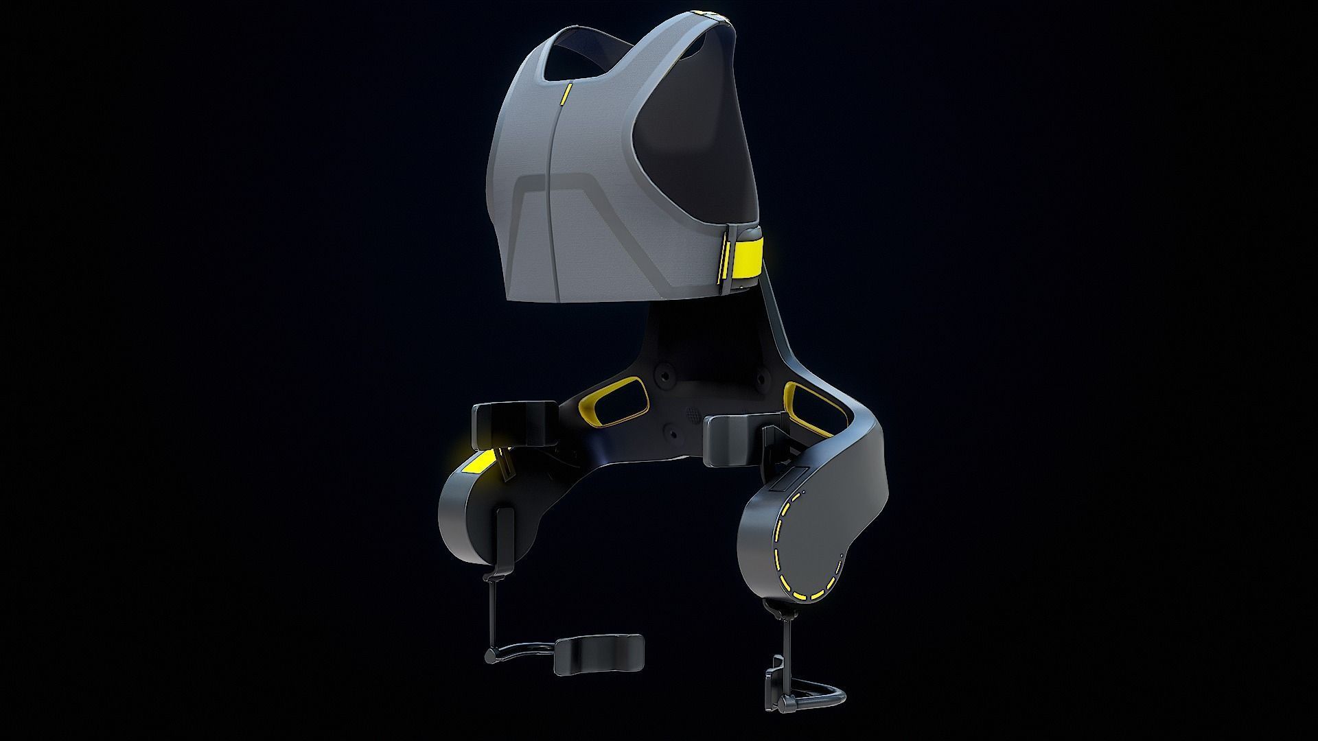 Exoskeleton German Bionic Apogee PBR Low-poly 3D model_11