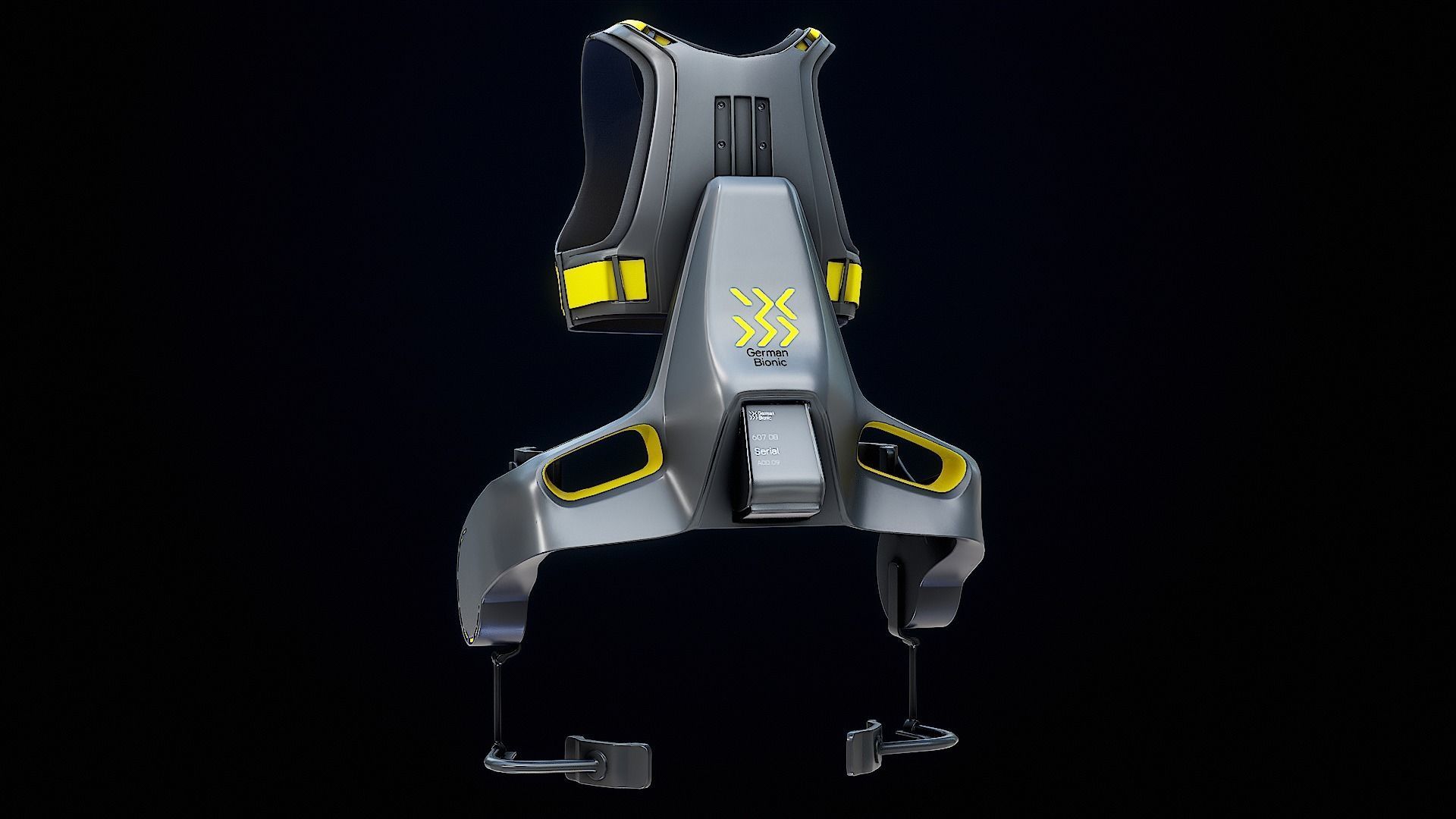 Exoskeleton German Bionic Apogee PBR Low-poly 3D model_31