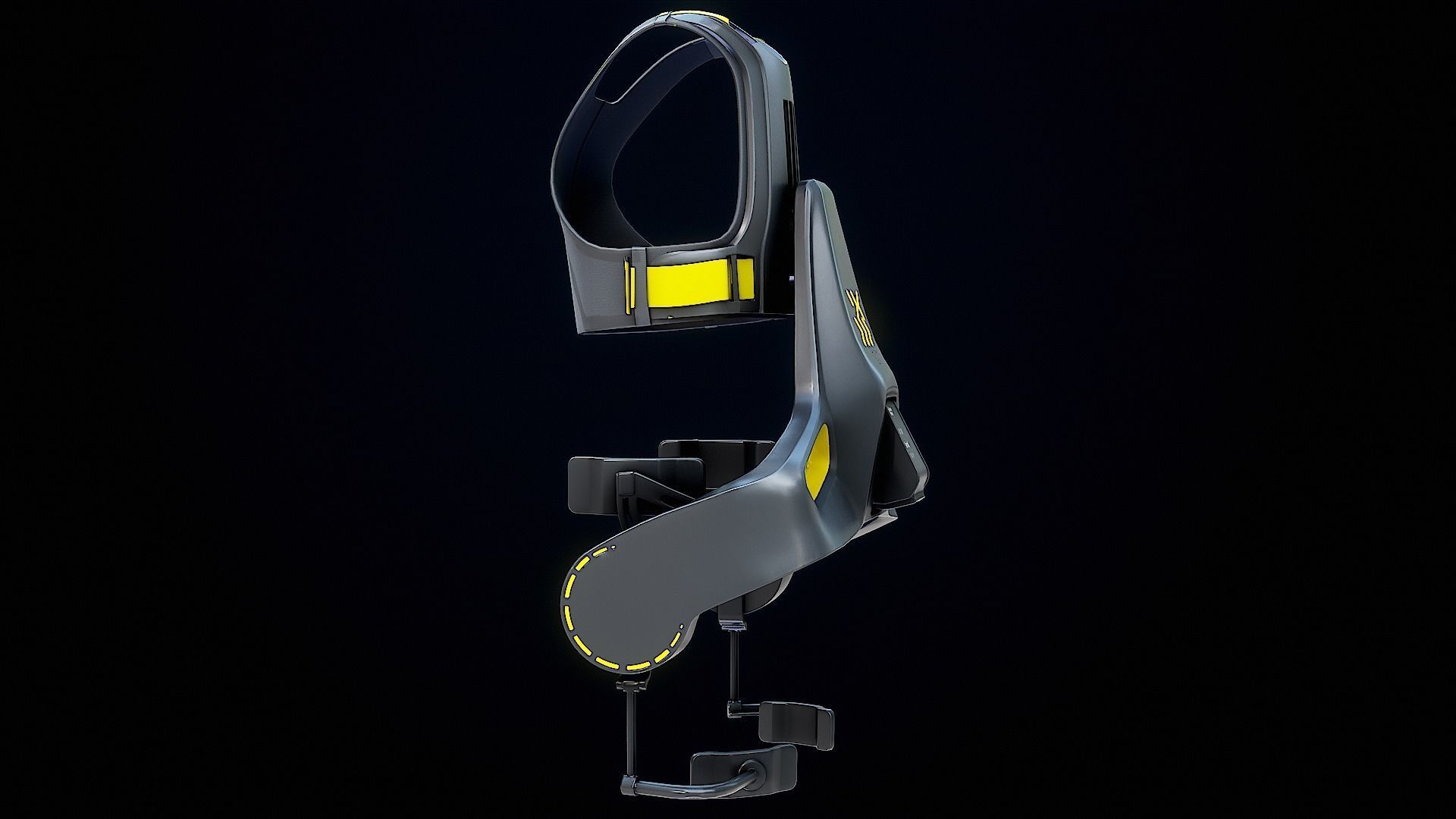 Exoskeleton German Bionic Apogee PBR Low-poly 3D model_6