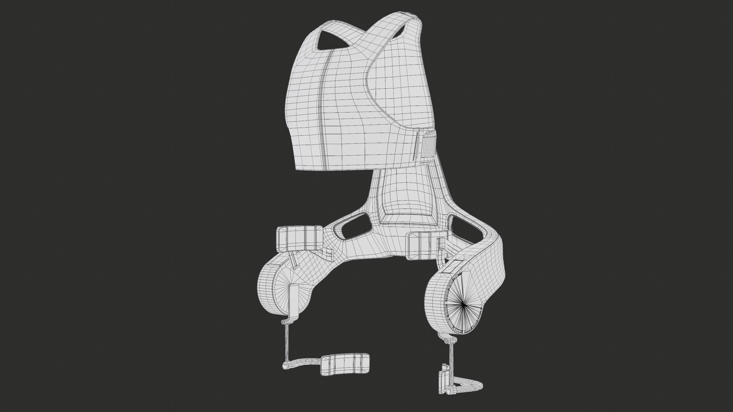 Exoskeleton German Bionic Apogee PBR Low-poly 3D model_38