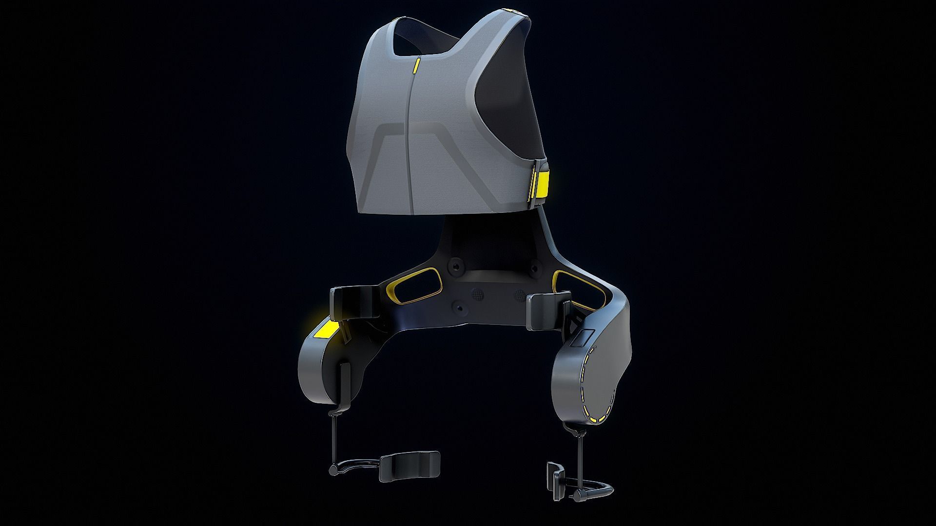 Exoskeleton German Bionic Apogee PBR Low-poly 3D model_12