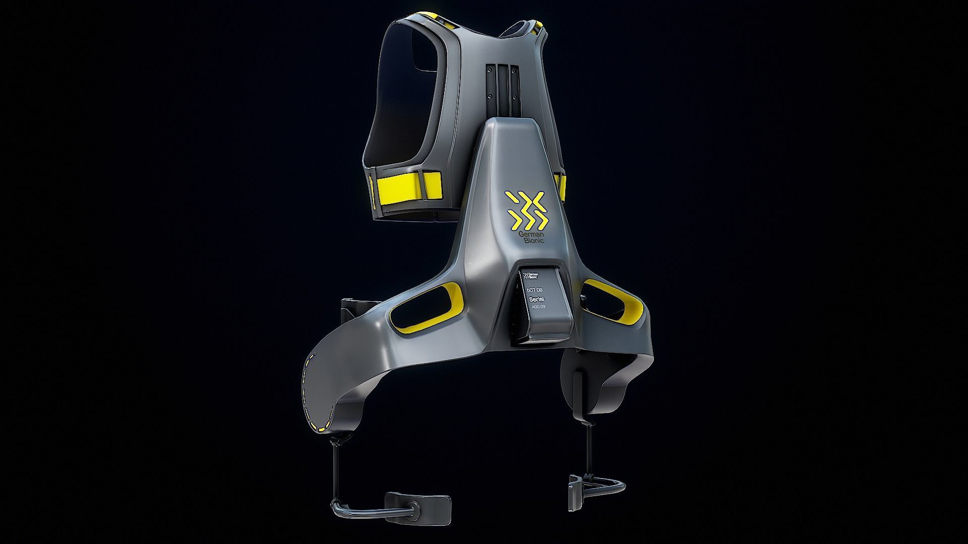 Exoskeleton German Bionic Apogee PBR Low-poly 3D model_2