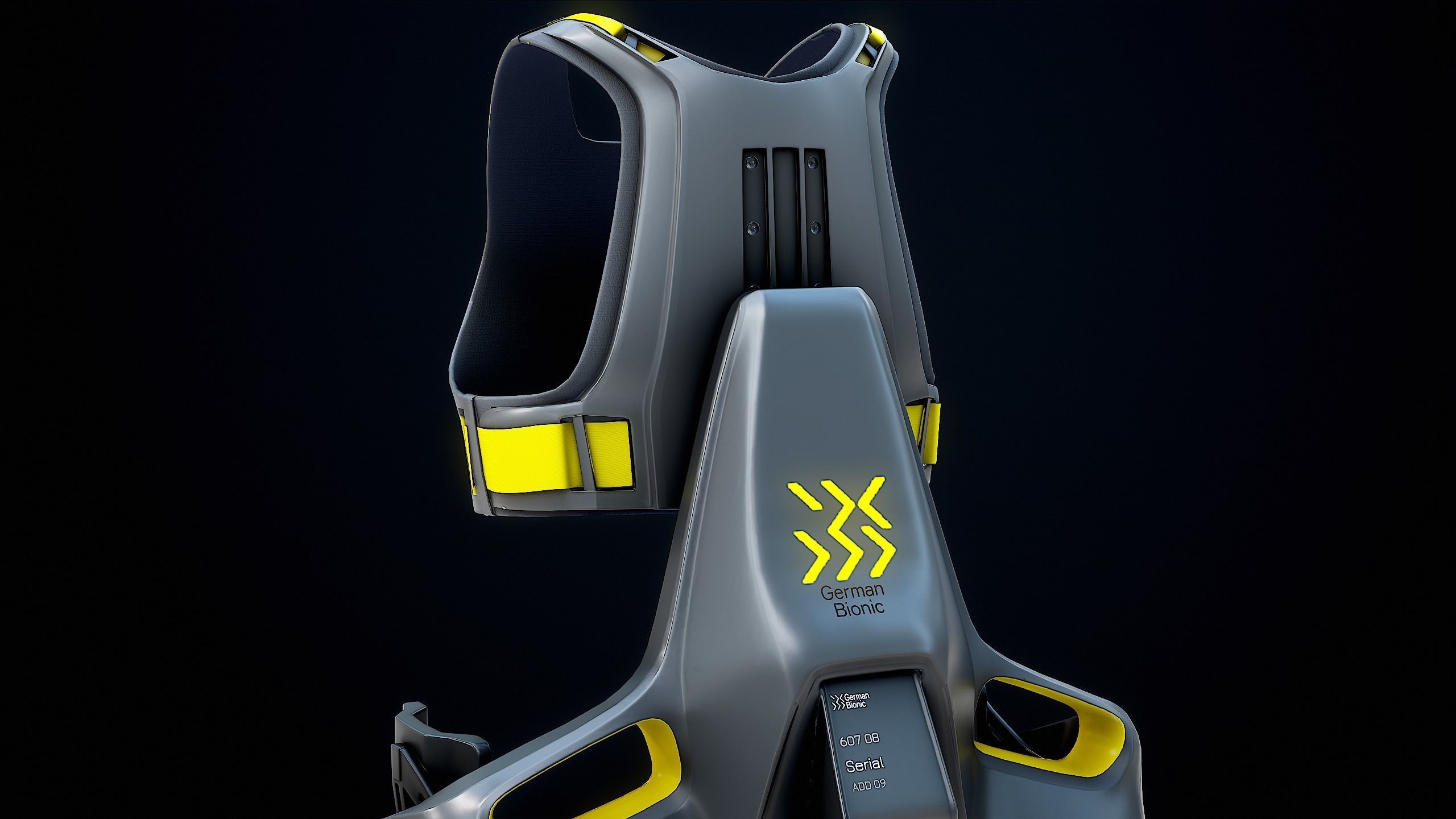 Exoskeleton German Bionic Apogee PBR Low-poly 3D model_32