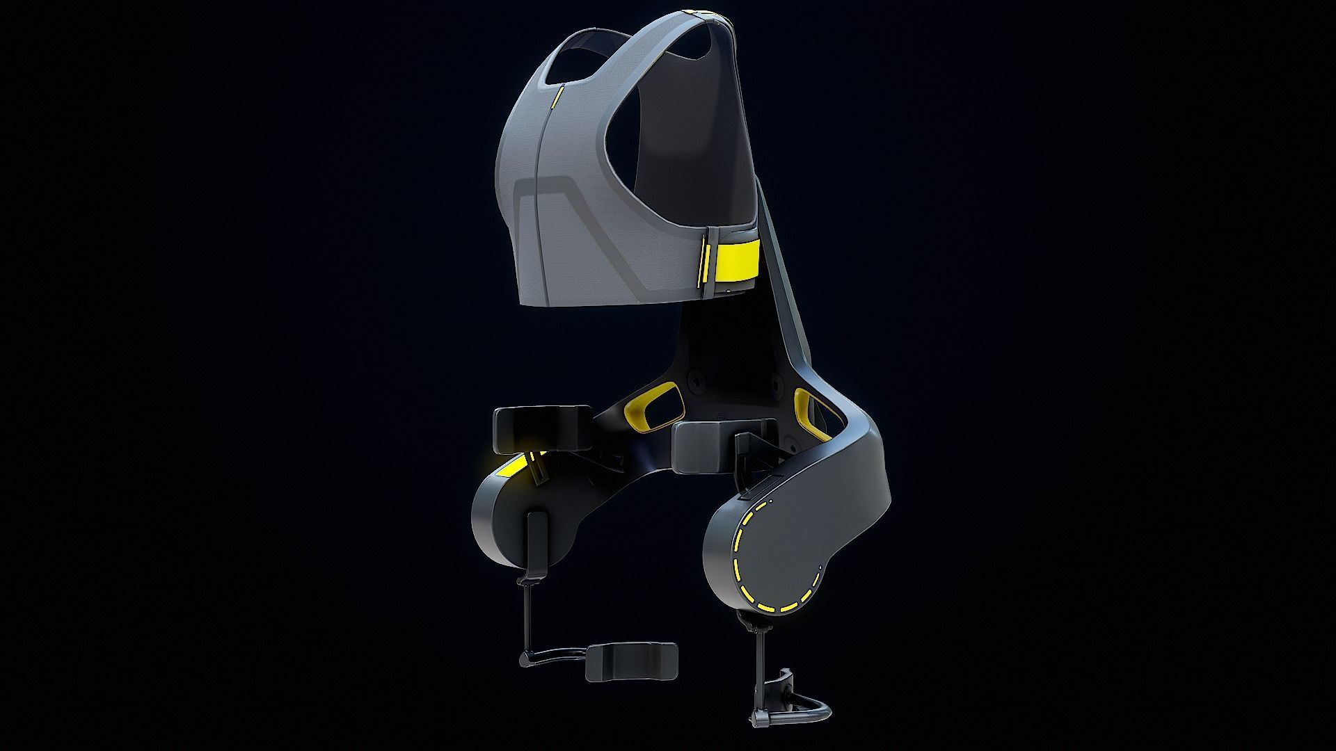 Exoskeleton German Bionic Apogee PBR Low-poly 3D model_10