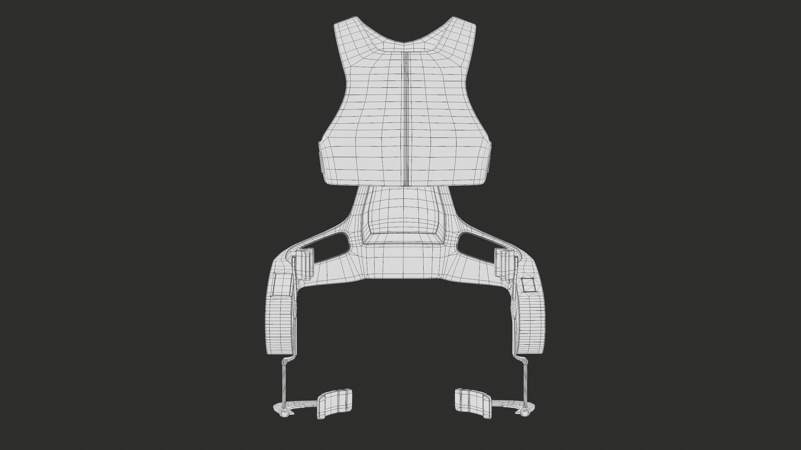 Exoskeleton German Bionic Apogee PBR Low-poly 3D model_39