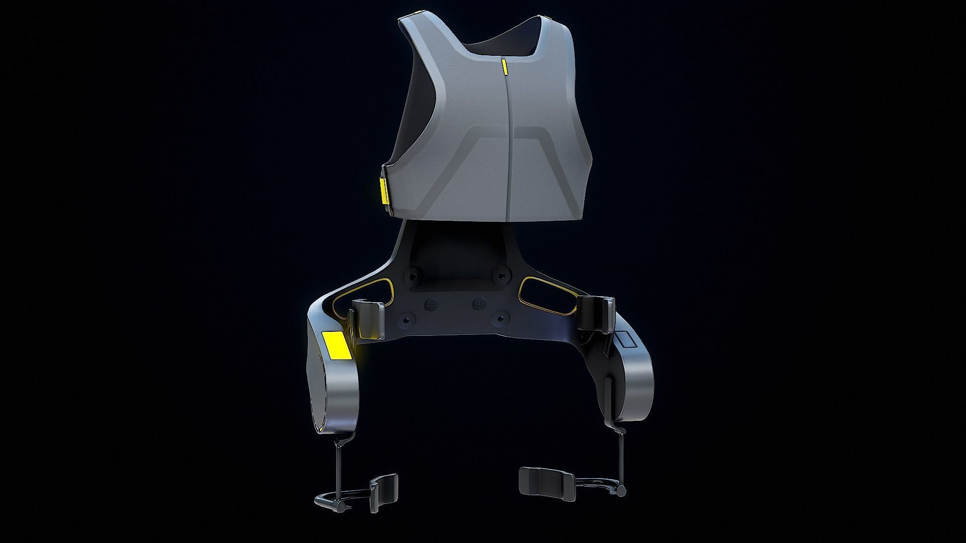 Exoskeleton German Bionic Apogee PBR Low-poly 3D model_16