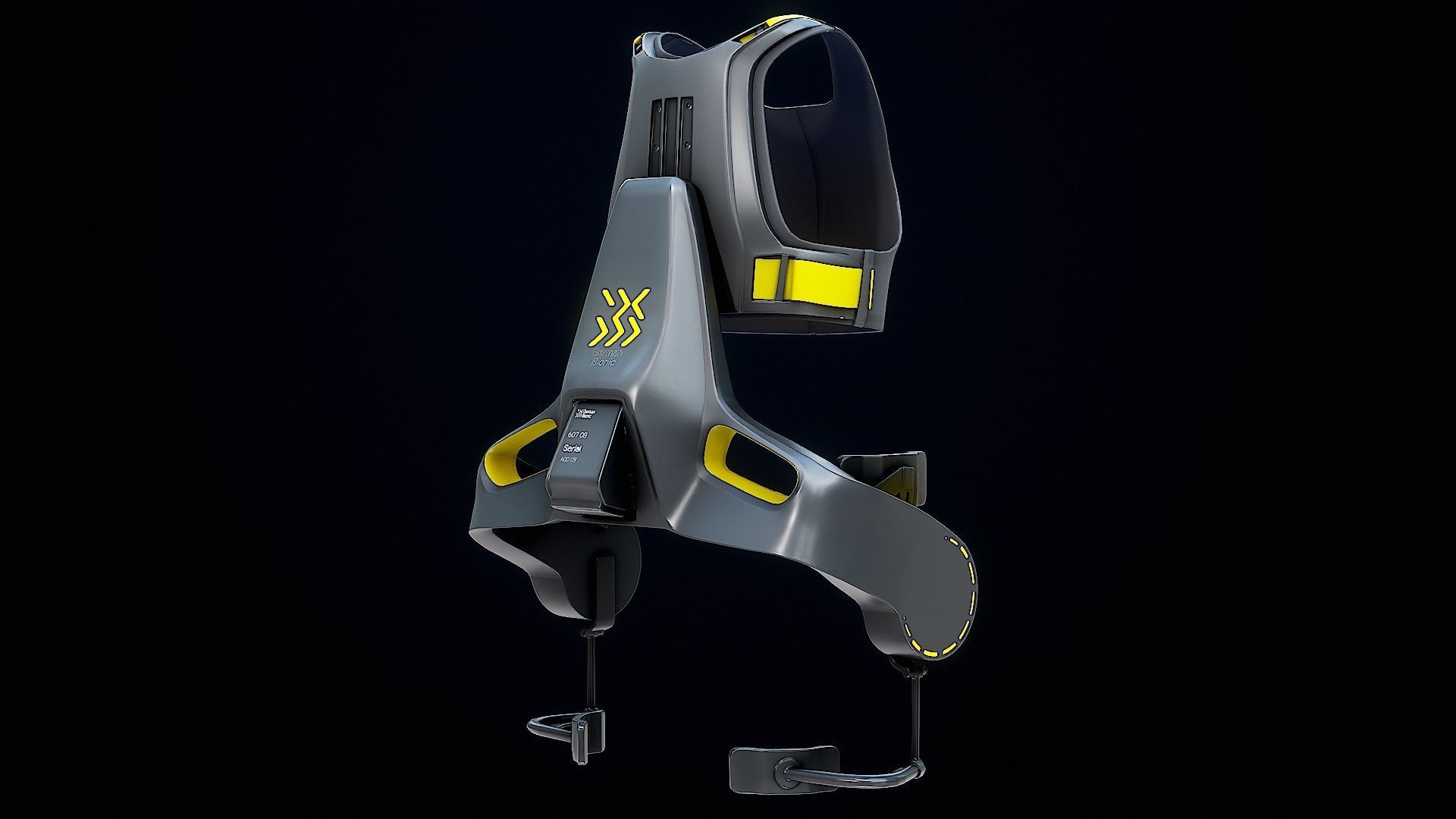 Exoskeleton German Bionic Apogee PBR Low-poly 3D model_26