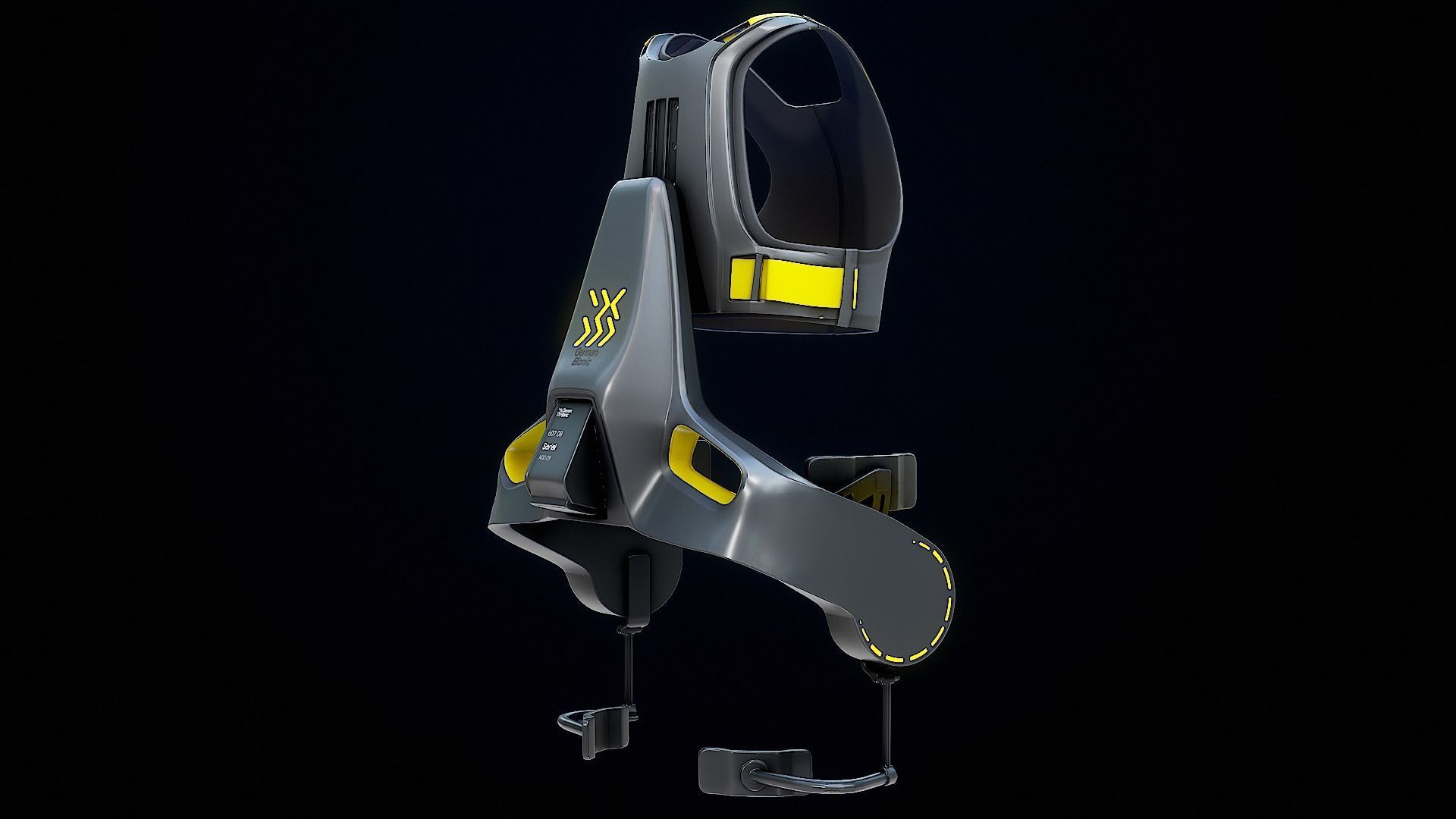 Exoskeleton German Bionic Apogee PBR Low-poly 3D model_25