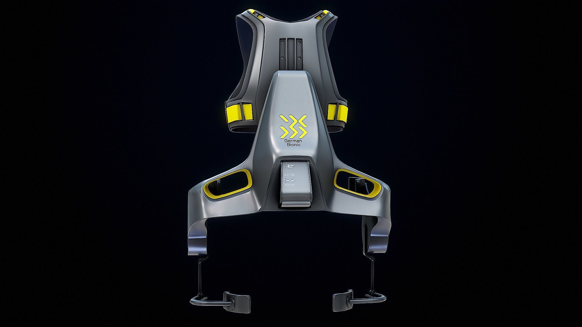 Exoskeleton German Bionic Apogee PBR Low-poly 3D model_30