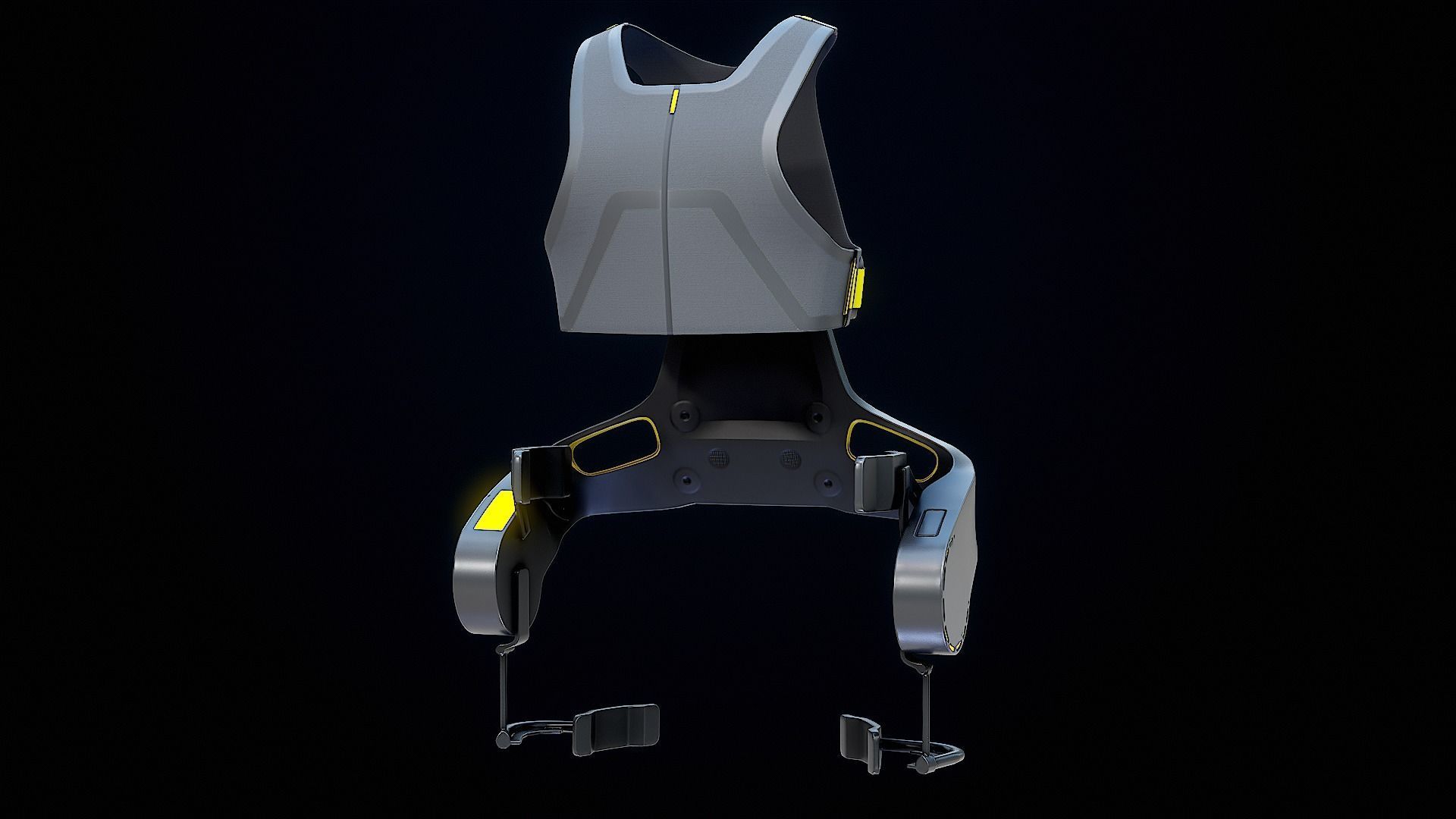 Exoskeleton German Bionic Apogee PBR Low-poly 3D model_13