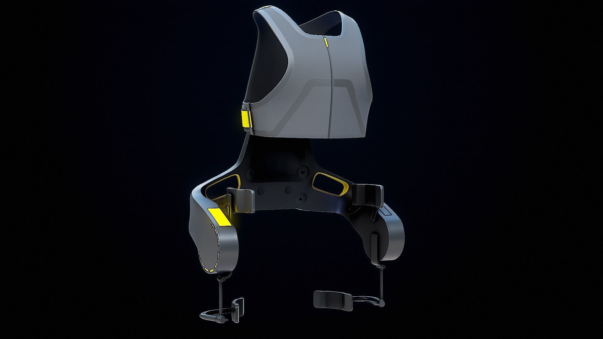 Exoskeleton German Bionic Apogee PBR Low-poly 3D model_17