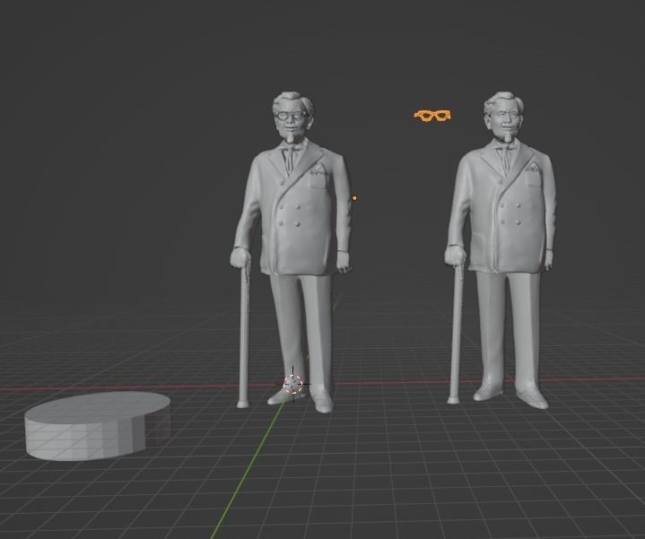 Colonel Sanders 3D print model_23