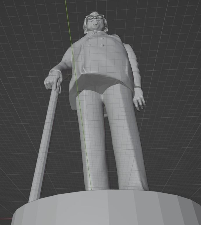 Colonel Sanders 3D print model_14