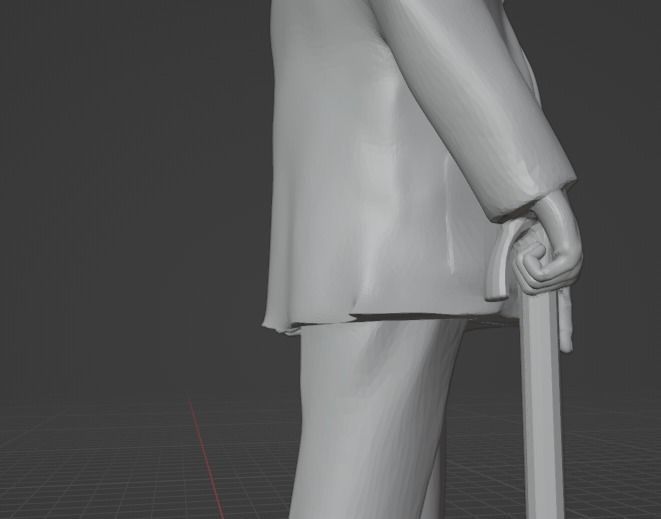 Colonel Sanders 3D print model_10