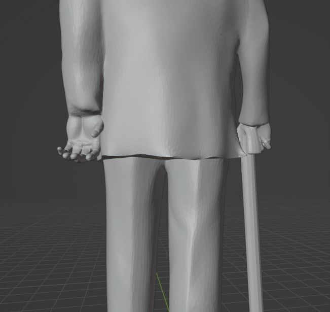 Colonel Sanders 3D print model_12