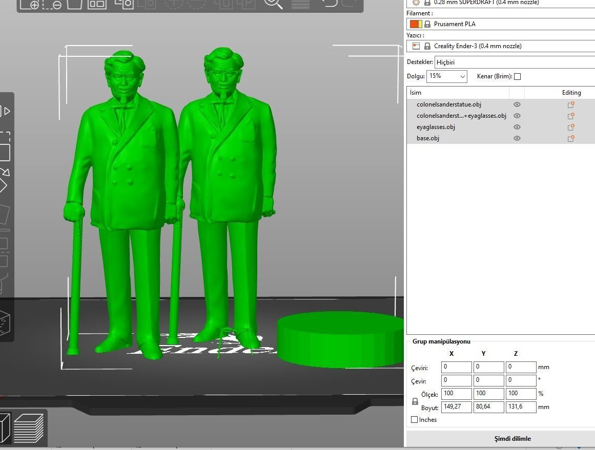 Colonel Sanders 3D print model_24