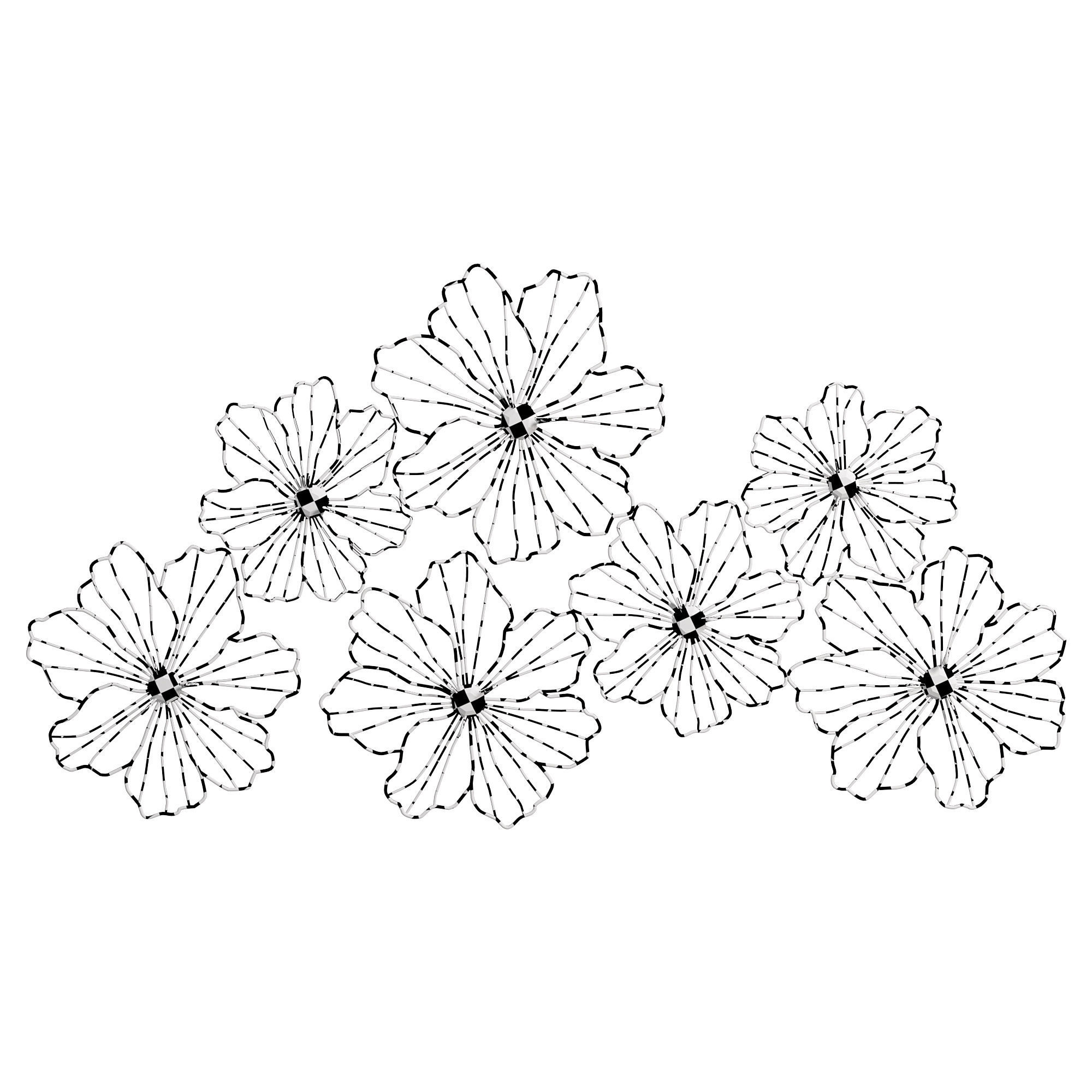 Metal wall decor 3D model_4