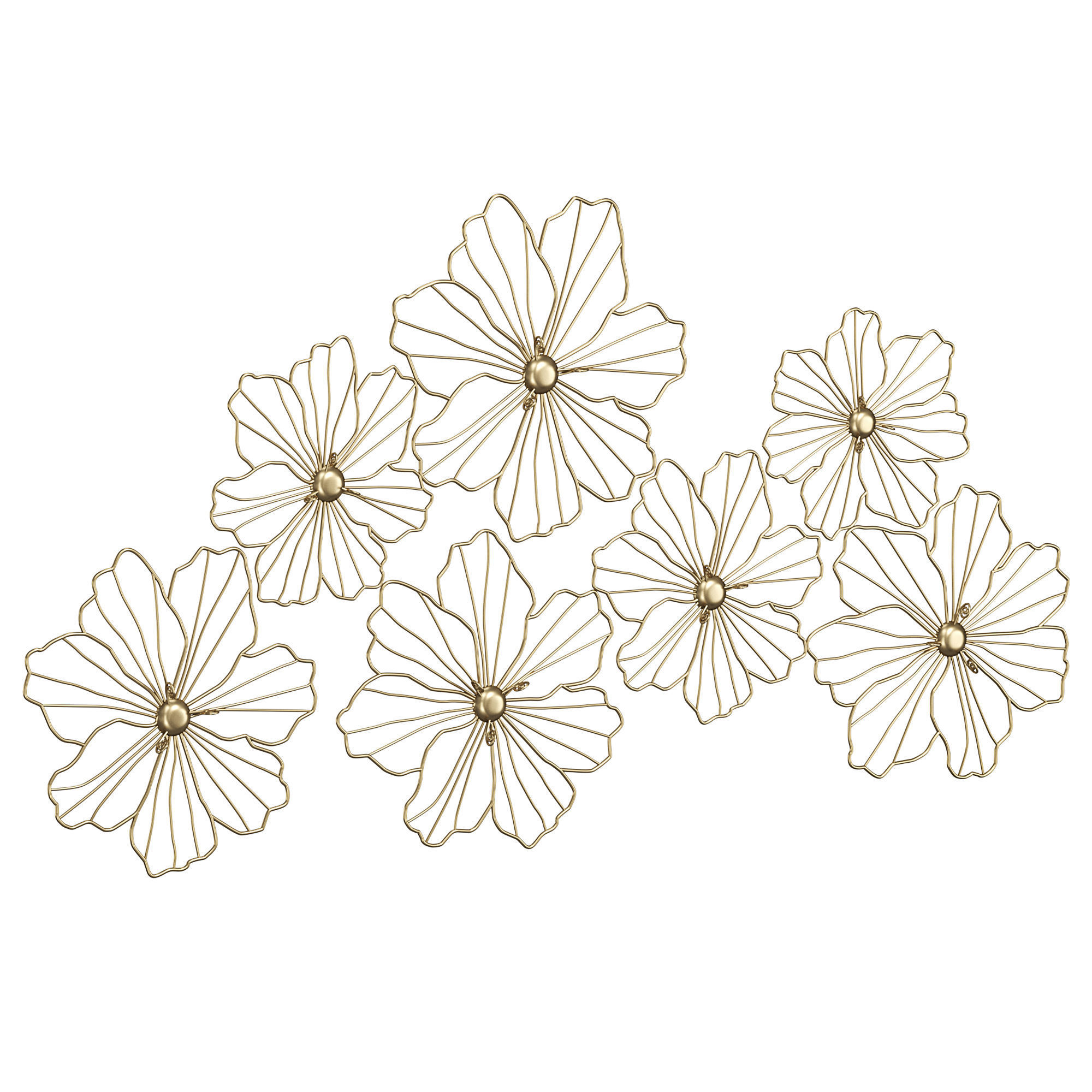 Metal wall decor 3D model_1