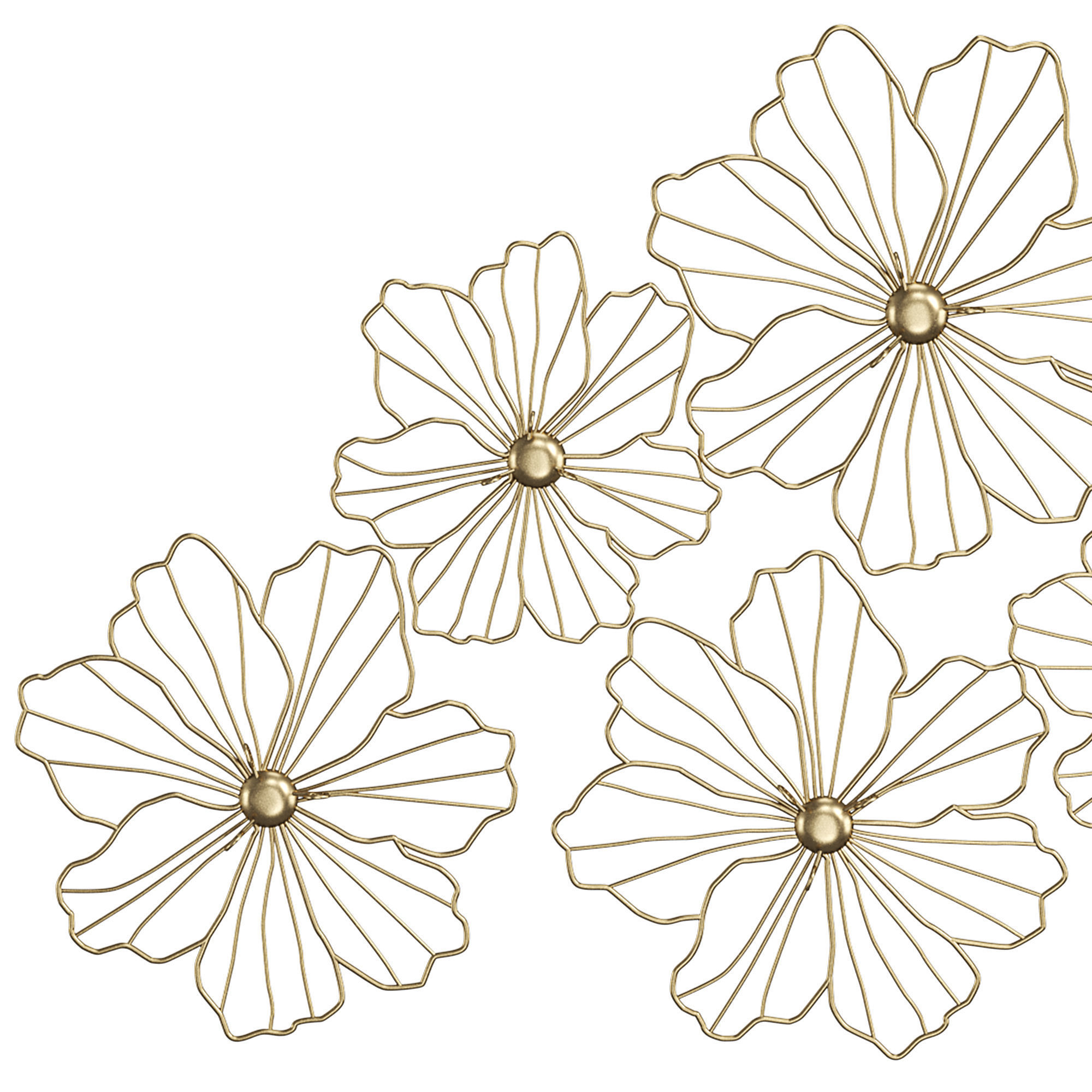 Metal wall decor 3D model_2