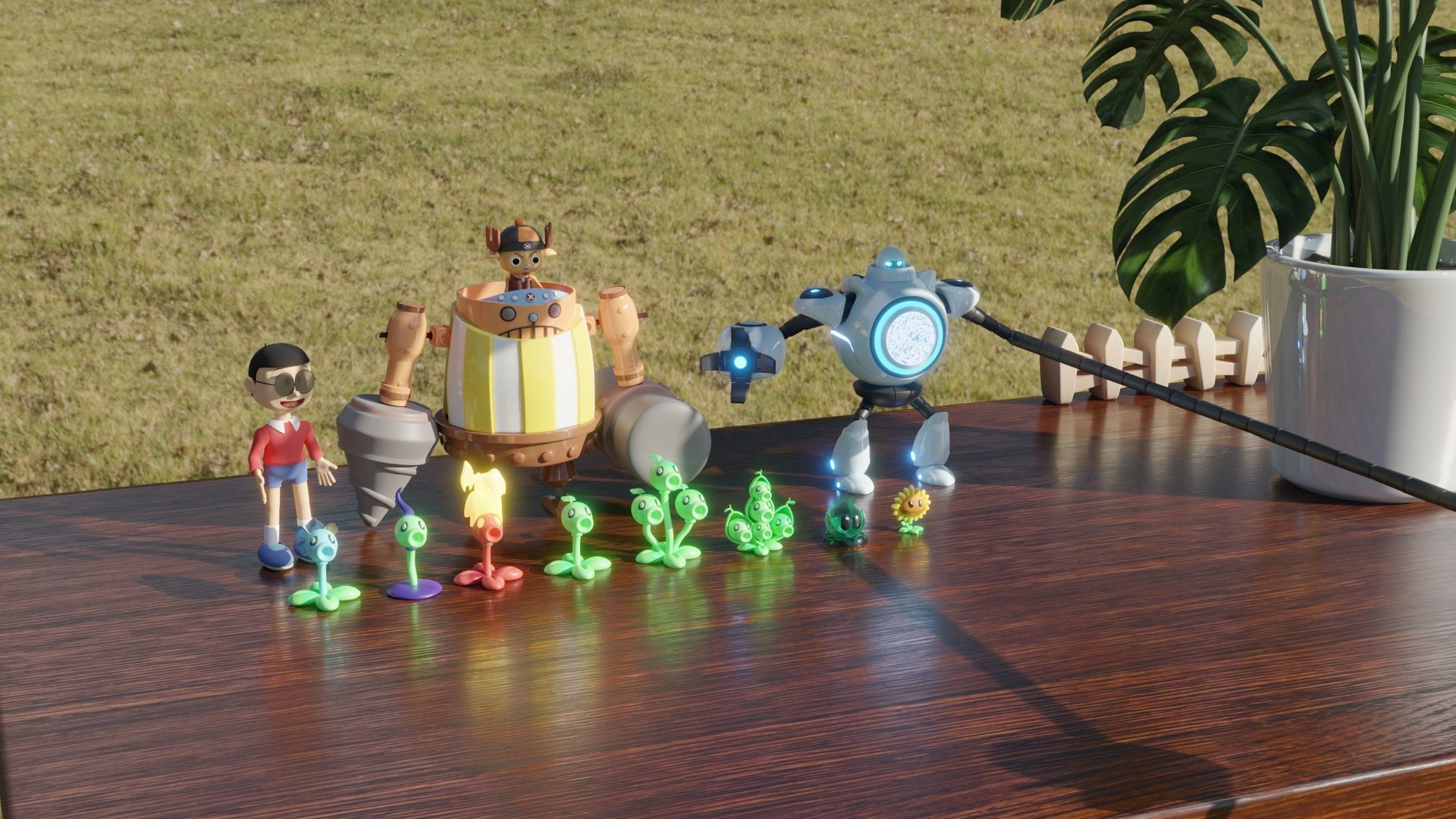 lowpoly Low-poly 3D model_1