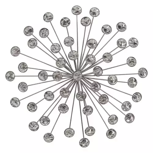 Mercer41 Silver Burst Wall Decor