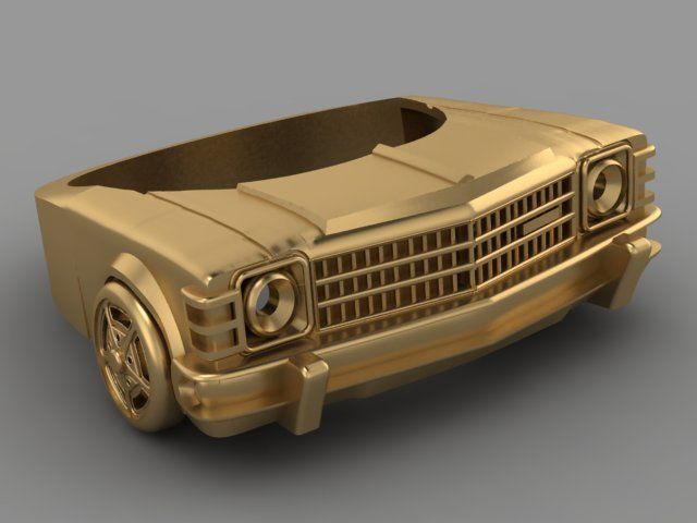 car ring 3D print model_1