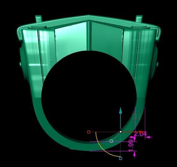 car ring 3D print model_14