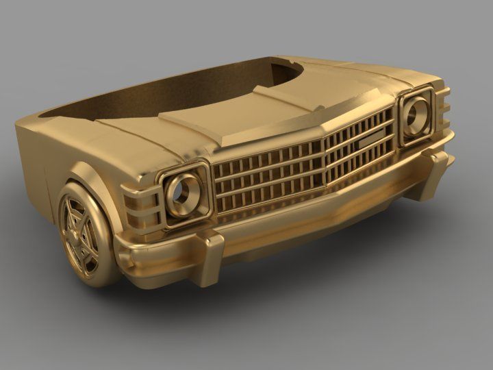 car ring 3D print model_7