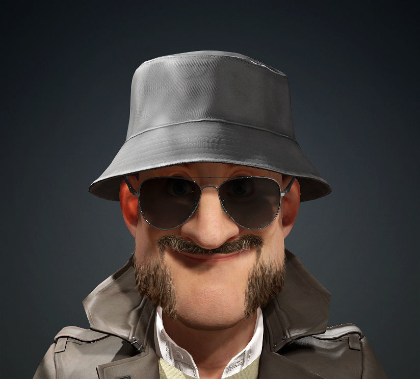 Mr D Rigged 3D Model 3D model_8